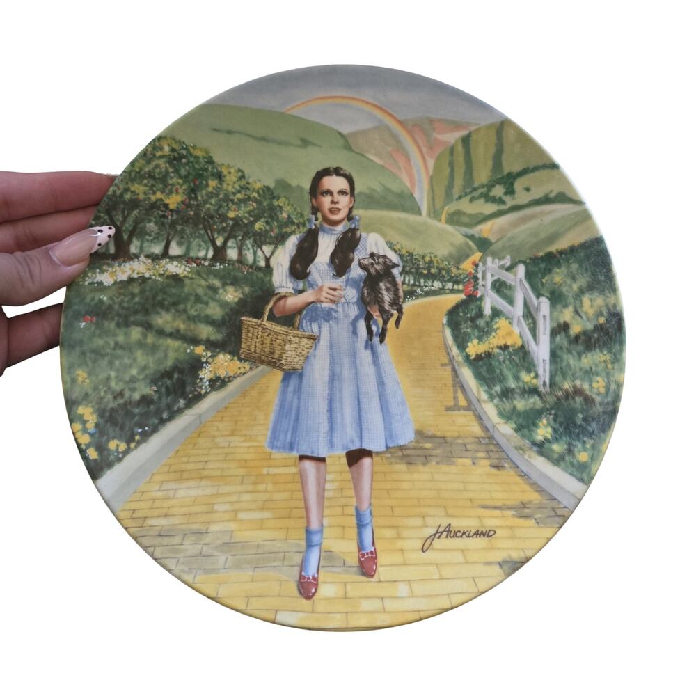 Knowles Wizard of Oz 'Over the Rainbow' Collector Plate by James Auckland